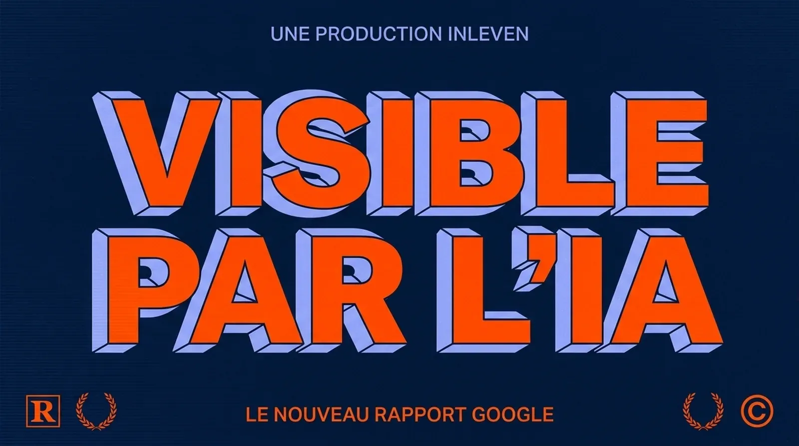 Professionnel devant un écran affichant une visualisation de données lumineuse, image de la visibilité dans les réponses IA de Google